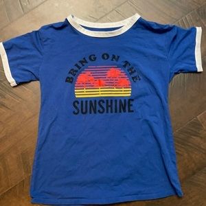 Blue summer T-shirt size Large